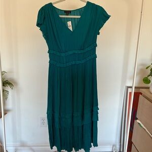 Current Air Teal Maxi Dress